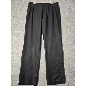 Nike Golf Pants Men Black Dri-Fit Flat Front 34x34